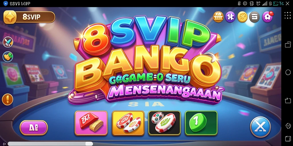 Tampilan seru permainan Bingo di 8SVIP.