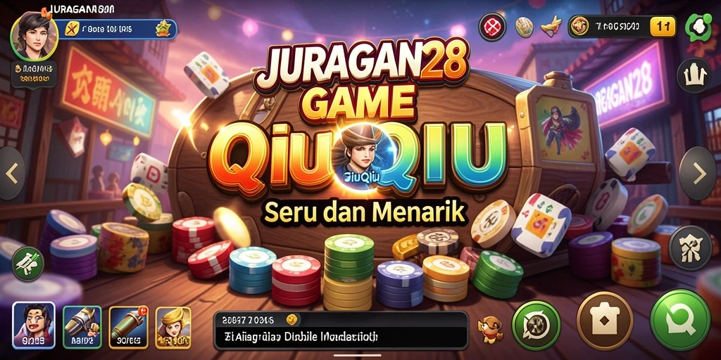 Screenshot gameplay QiuQiu JURAGAN28 yang seru dan menarik.