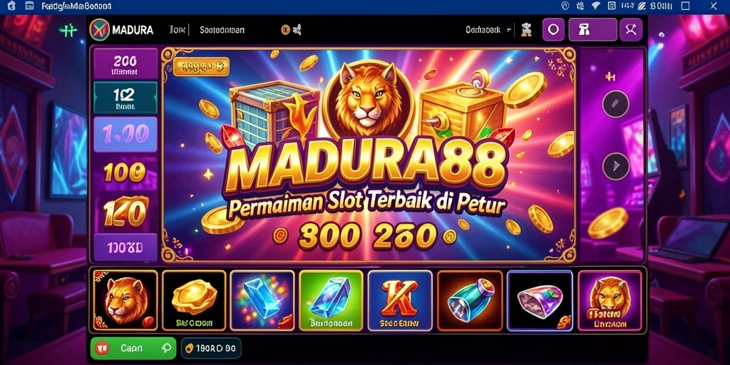 Gameplay seru dari <strong>MADURA88</strong> dengan berbagai tema slot yang menarik.