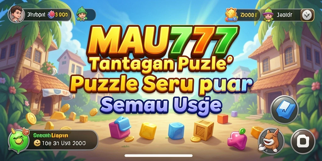 Screenshot gameplay MAU777 menampilkan tantangan puzzle yang menarik dan seru.