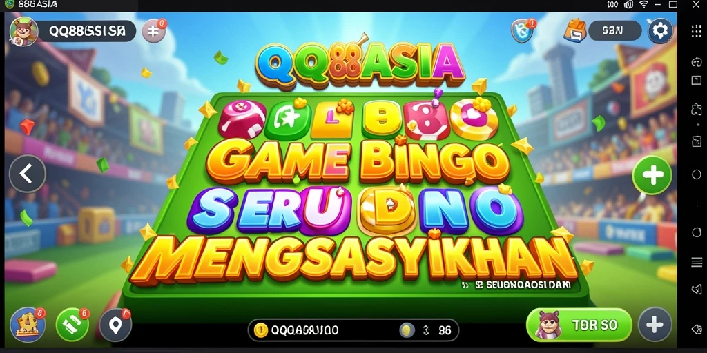 Tampilan gameplay Bingo yang mengasyikkan di QQ88ASIA.