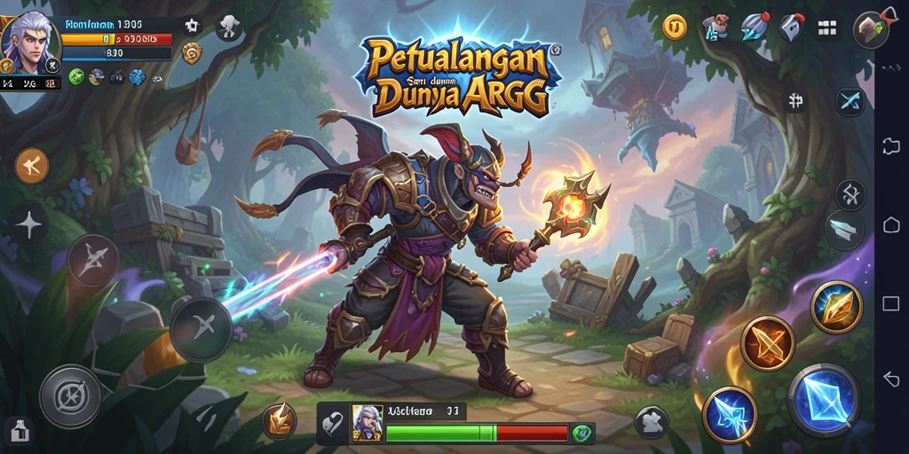 Gameplay V21 menunjukkan aksi seru dan pertarungan mendebarkan.